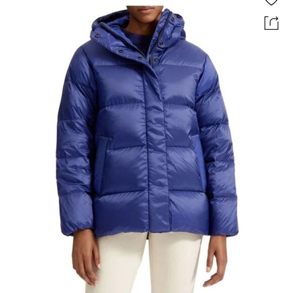 NWOT Everlane Cobalt Puffer Jacket - Picture 1 of 1